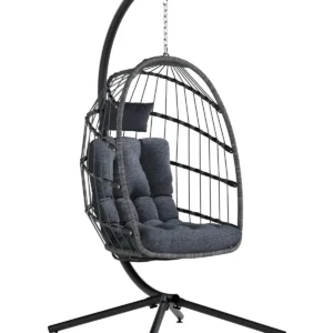 Patio Egg Chair with Stand