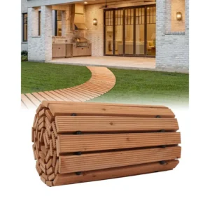 Roll Out Wooden Garden Pathway