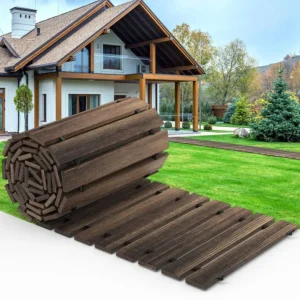 Roll up Wooden Garden Pathway