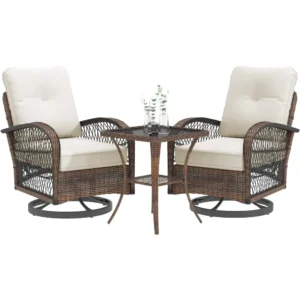 3 Pieces Patio Furniture Set