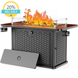 Outdoor Propane Fire Pit Table