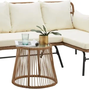 White Outdoor Sectional Sofa