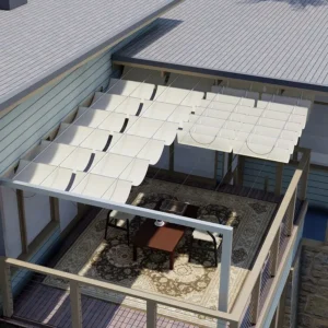 Sunrise 4Wx12L Pergola Shade Cover