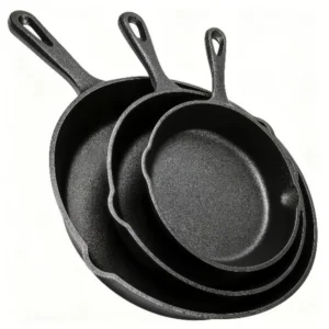 3PCS Cast Iron Skillet Set
