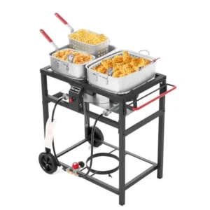 Deep Fryer with Double Burner Propane