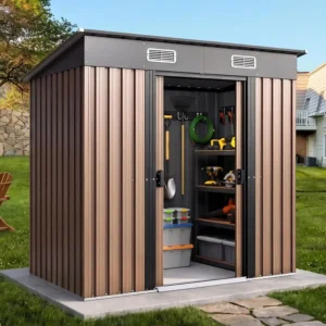 Outdoor Storage Shed: 6x3.7ft