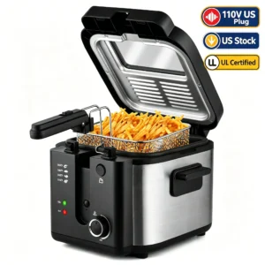 2.5L 1500W Electric Deep Fryer (US Plug)