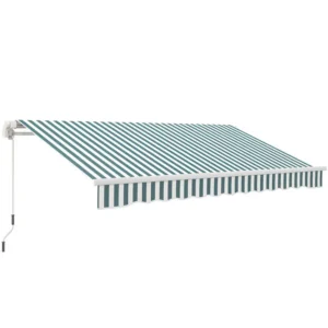 Outsunny 12' x 10' Retractable Awning Patio Awnings